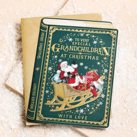 Grandchildren Storybook Christmas Card