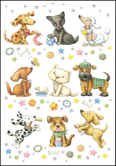 Silly Dogs Card - Lemon And Lavender Toronto