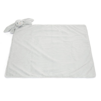 Bashful Silver Bunny Blankie - Jellycat