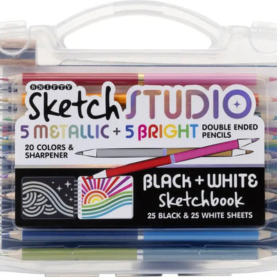 Sketch Studio - Black and White Travel Set - Lemon And Lavender Toronto