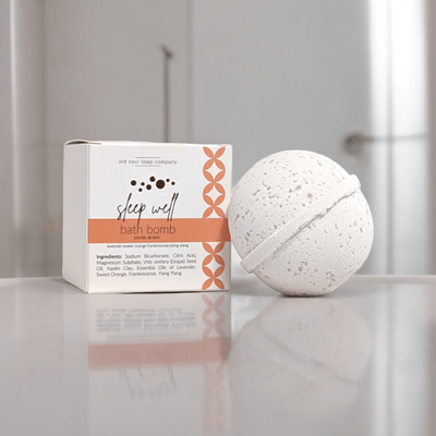 Sleep Well Bath Bomb - Vegan & Canadian - Lemon And Lavender Toronto