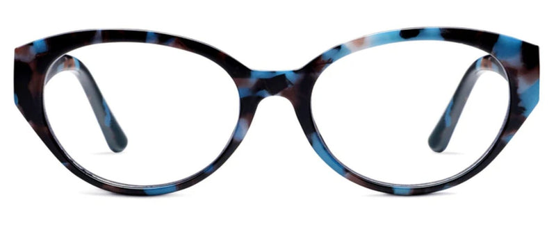 Sloane Light Blue Botanical Reading Glasses - Peepers - Lemon And Lavender Toronto