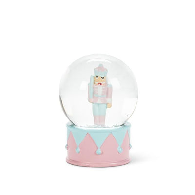 Small Pastel Nutcracker Snow Globe - Lemon And Lavender Toronto