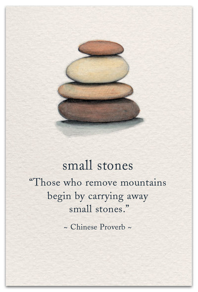 Small Stones Card - Lemon And Lavender Toronto