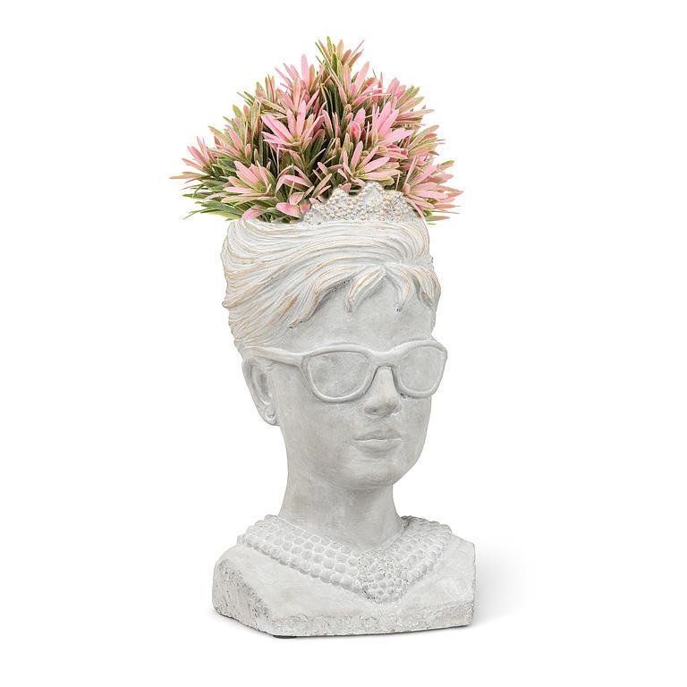 Small Woman in Sunglasses Planter - Lemon And Lavender Toronto