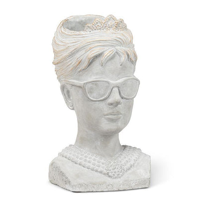 Small Woman in Sunglasses Planter - Lemon And Lavender Toronto