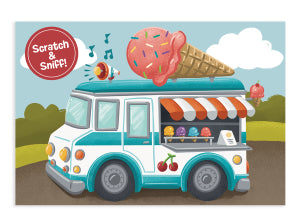 Ice Cream Truck Scratch & Sniff Enclosure Card