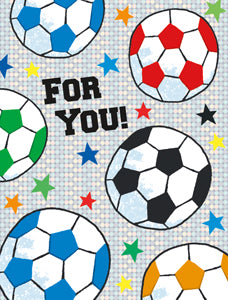 Soccer Ball Toss Enclosure Card
