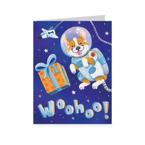 Space Dog Enclosure Card