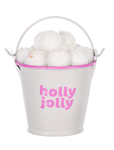 Snowball Pail with Message Ornament - Lemon And Lavender Toronto