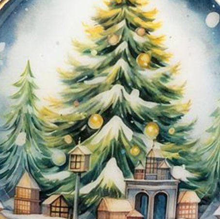 Snowglobe with Tree Ornament - Lemon And Lavender Toronto