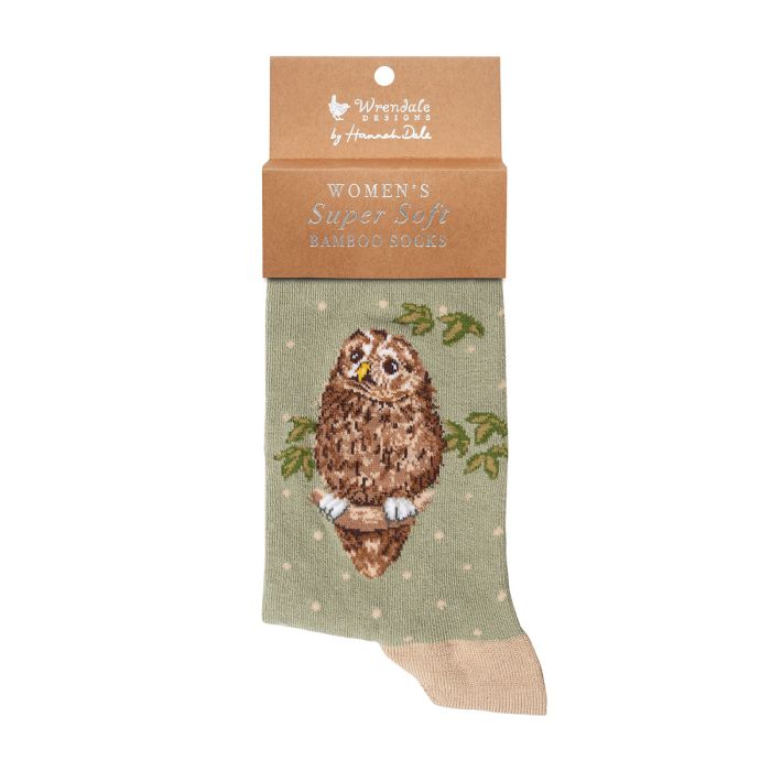 Owl Sock Treetops Womans
