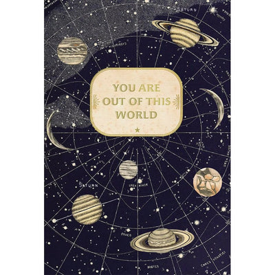 Solar System Birthday Card - Lemon And Lavender Toronto