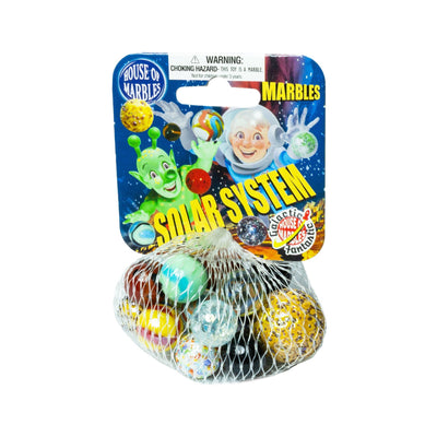 Solar System Net Bag Marbles - Lemon And Lavender Toronto