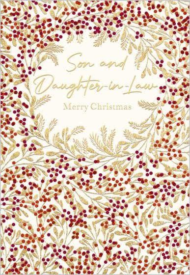 Son and Daughter - in - Law Christmas Card - Lemon And Lavender Toronto