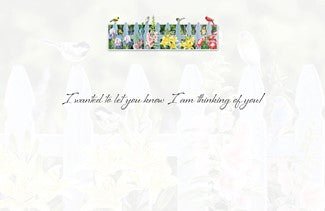 Songbird Meet Up Greeting Card - Lemon And Lavender Toronto