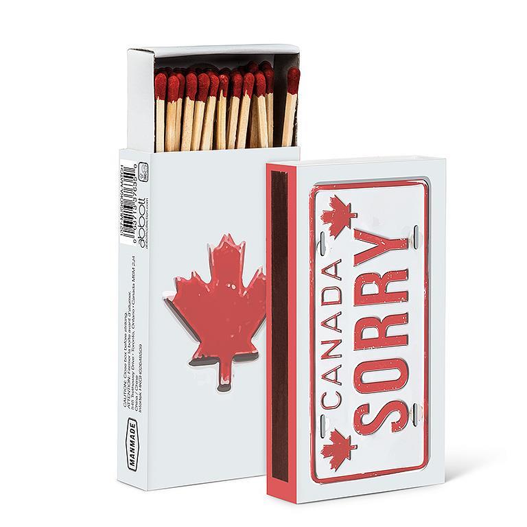 Sorry Licence Matches. 45 Sticks. - Lemon And Lavender Toronto