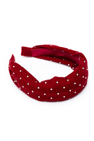 Sparkle Red Velvet Headband - Lemon And Lavender Toronto