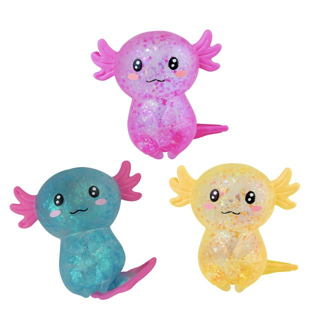 Sparklee Axolotl Squishy - Sold Individually - Lemon And Lavender Toronto