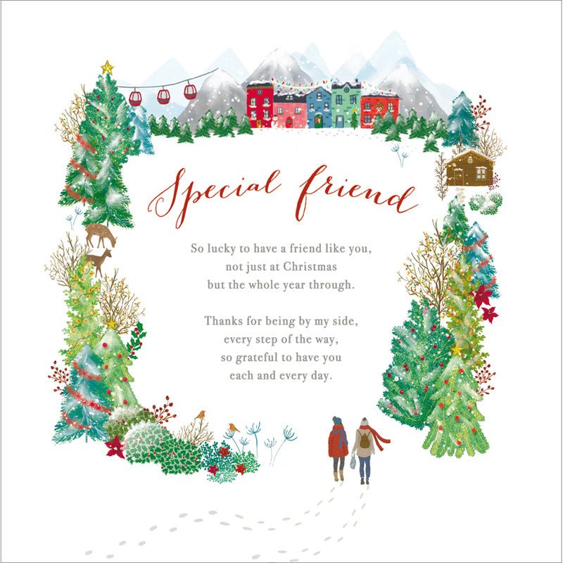 Special Friend Christmas Card - Lemon And Lavender Toronto