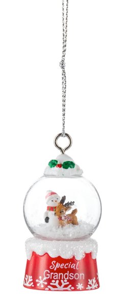 Special Grandson Mini Globe Ornament - Lemon And Lavender Toronto