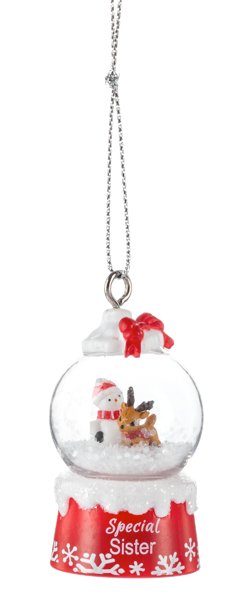 Special Sister Mini Globe Ornament - Lemon And Lavender Toronto