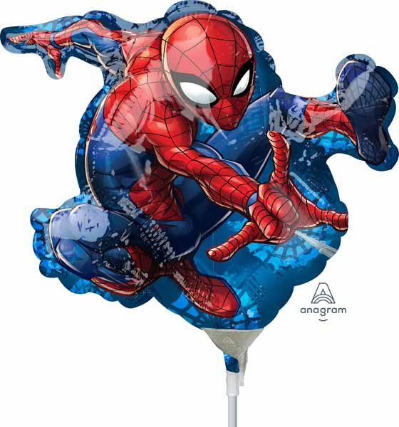 Spiderman Mini Shape Balloon - Lemon And Lavender Toronto