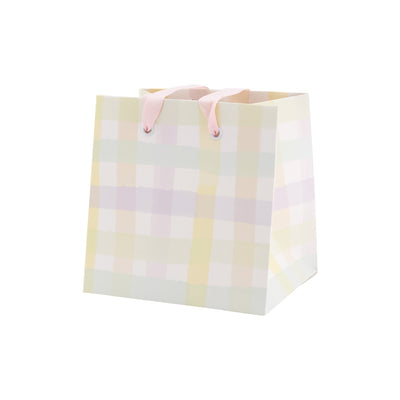 Spring Check Gift Bag Set - Lemon And Lavender Toronto