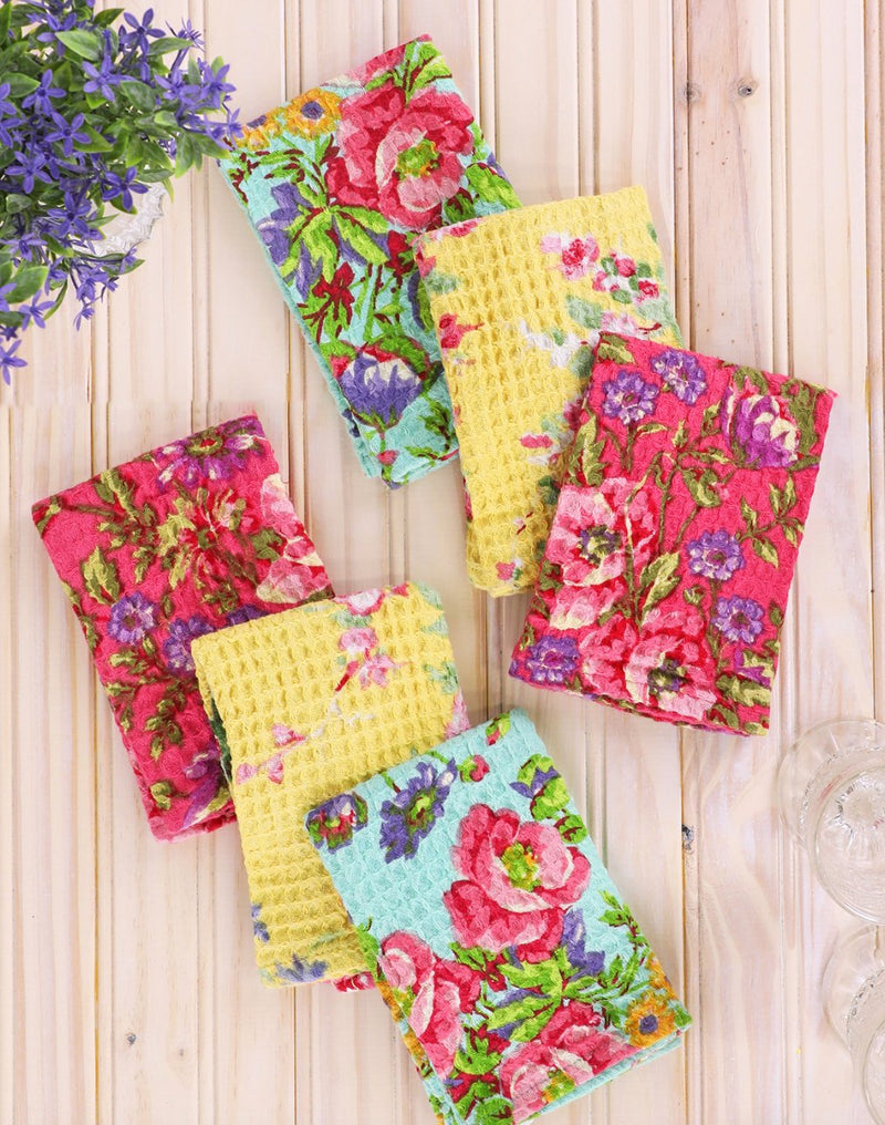 Spring Fling Tiny Towel Bundle - Set of 6 - Lemon And Lavender Toronto