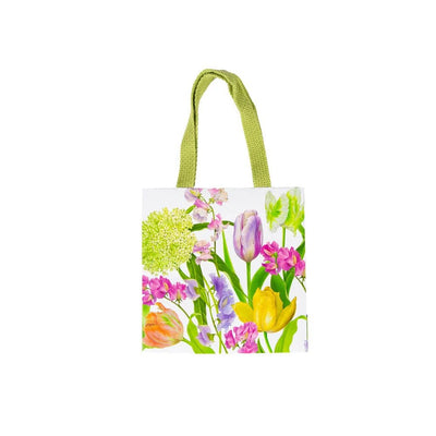 Spring Flower Show Small Square Gift Bag - Lemon And Lavender Toronto