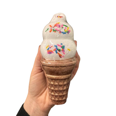 SPRINKLES: Ice Cream Cone Bath Bomb - Handmade in Canada - Lemon And Lavender Toronto