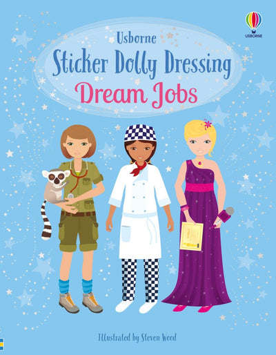 Sticker Dolly Dressing Dream Jobs - Usborne - Lemon And Lavender Toronto