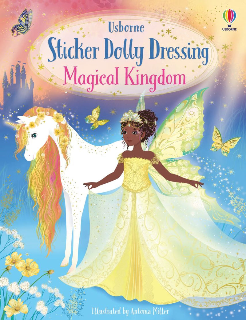 Sticker Dolly Dressing Magical Kingdom - Usborne - Lemon And Lavender Toronto