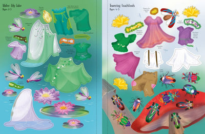 Sticker Dolly Dressing Magical Kingdom - Usborne - Lemon And Lavender Toronto