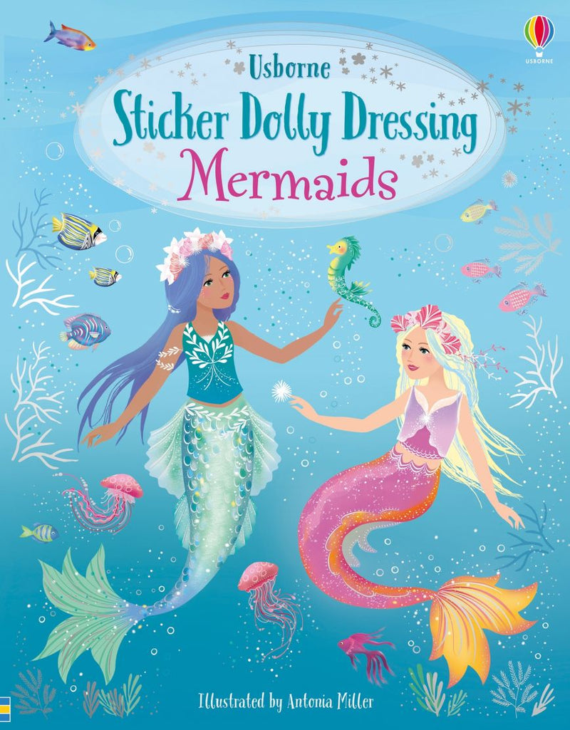 Sticker Dolly Dressing Mermaids - Usborne - Lemon And Lavender Toronto