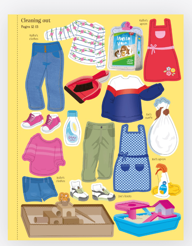 Sticker Dolly Dressing Pets - Usborne - Lemon And Lavender Toronto