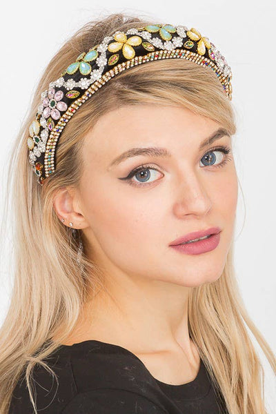 Stone Floral Headband - Lemon And Lavender Toronto