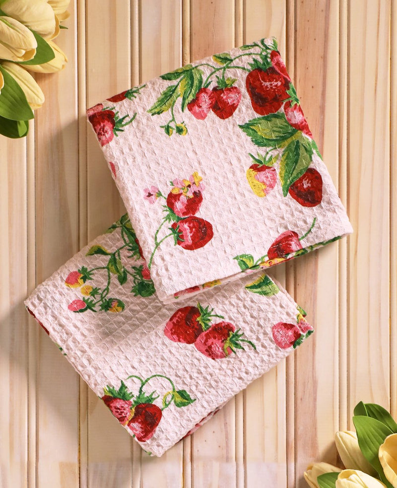 Strawberry Basket Tea Towel- April Cornell - Sold Individually - Lemon And Lavender Toronto