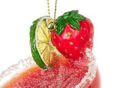 Strawberry Margarita Ornament - Lemon And Lavender Toronto