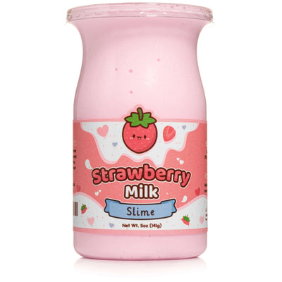 Strawberry Milk Glossy Slime - Kawaii Slime Company - Lemon And Lavender Toronto