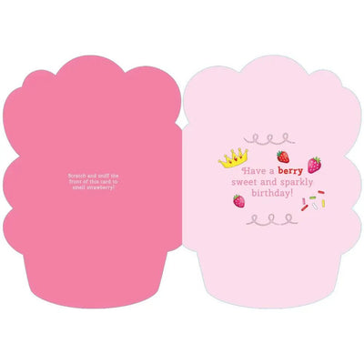 Strawberry Princess Cupcake Scratch & Sniff Card - Lemon And Lavender Toronto