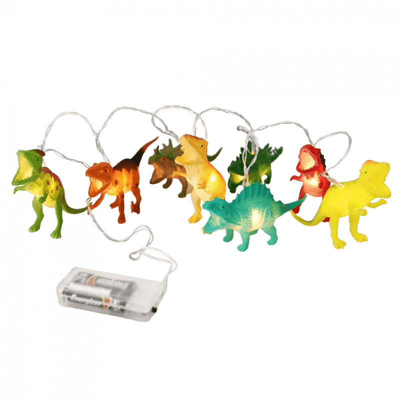 String of LED dinosaur lights - Prehistoric Land - Lemon And Lavender Toronto