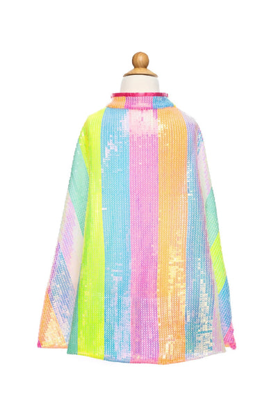 Stripy Sequins Cape - Lemon And Lavender Toronto