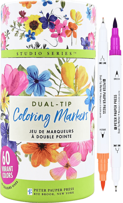 Studio Series Dual - Tip Coloring Markers (set of 60) - Lemon And Lavender Toronto