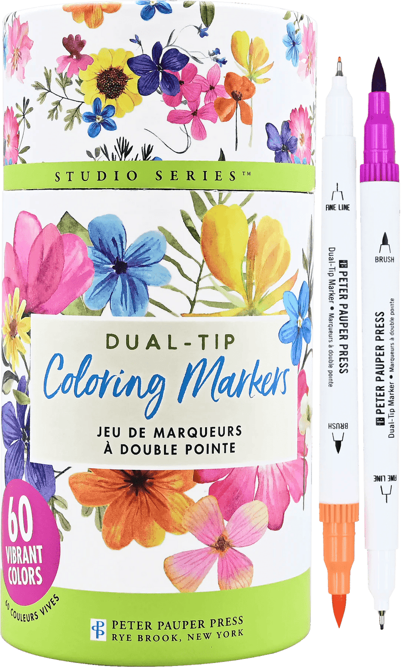 Studio Series Dual - Tip Coloring Markers (set of 60) - Lemon And Lavender Toronto