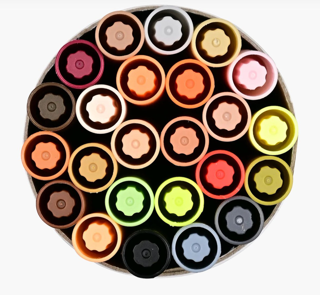 Studio Series Dual-Tip Skin Tone Markers (Set of 24) – Lemon And
