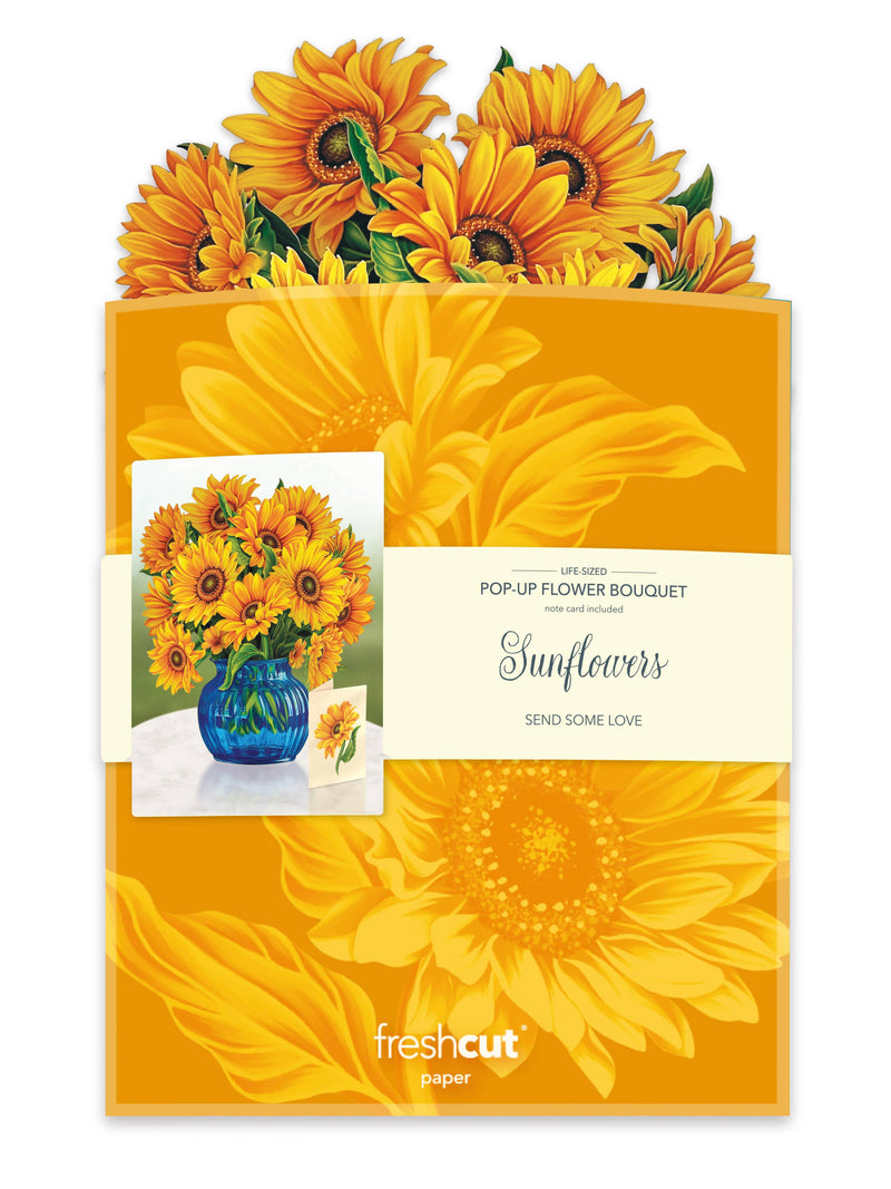 Sunflower Pop - up Greeting Card - Lemon And Lavender Toronto