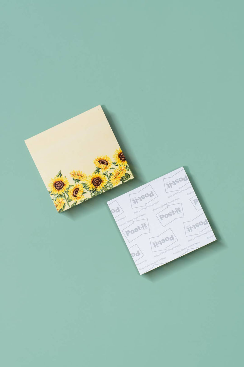 Sunflower Sticky Notes - Lemon And Lavender Toronto