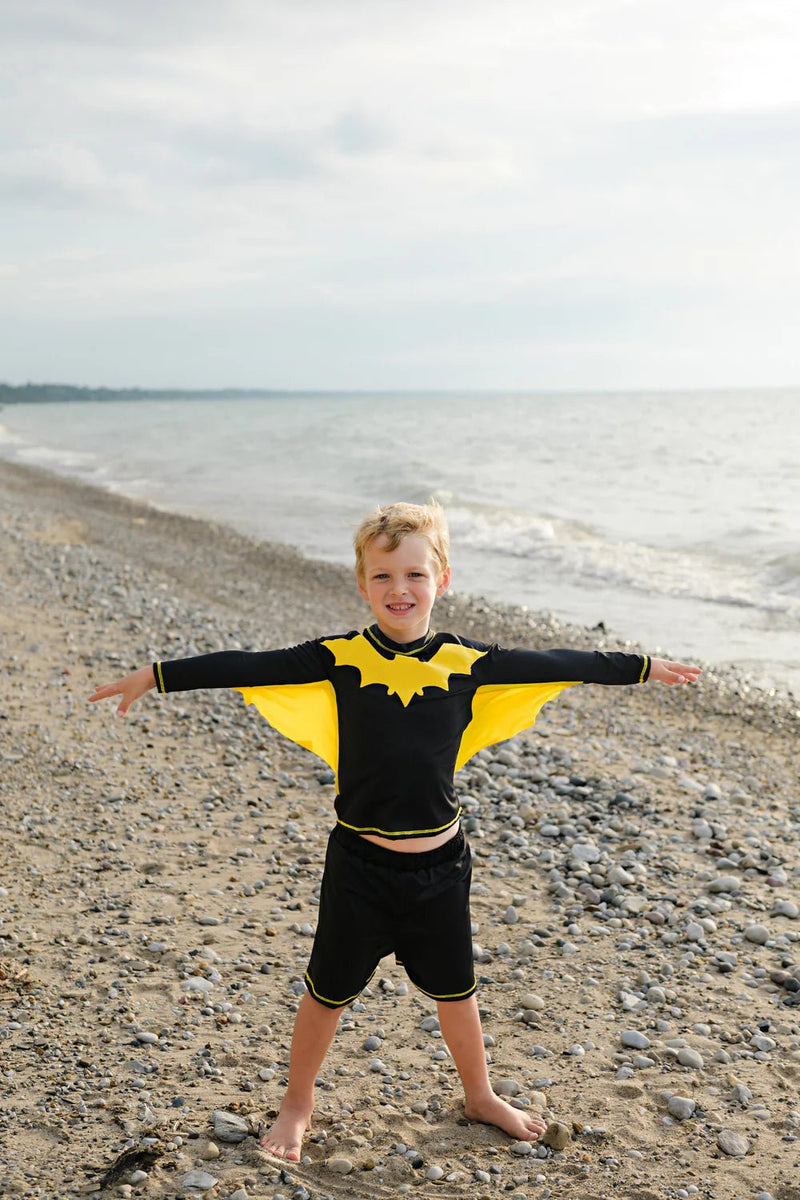 Super Bat Swimsuit for Kids - Lemon And Lavender Toronto