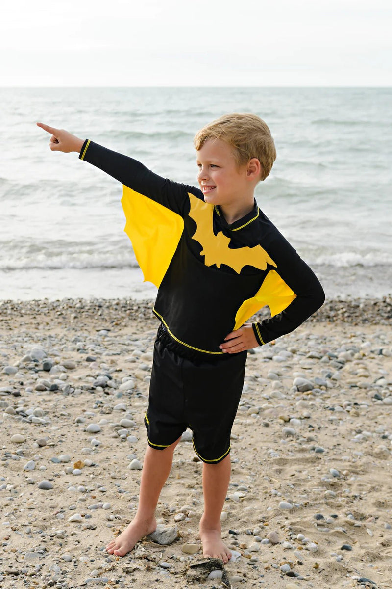 Super Bat Swimsuit for Kids - Lemon And Lavender Toronto